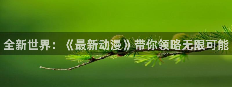 51动漫在线入口：全新世界：《最新动漫》带你领略无限可能